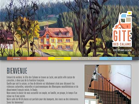 Site Internet - Gîte des Calame